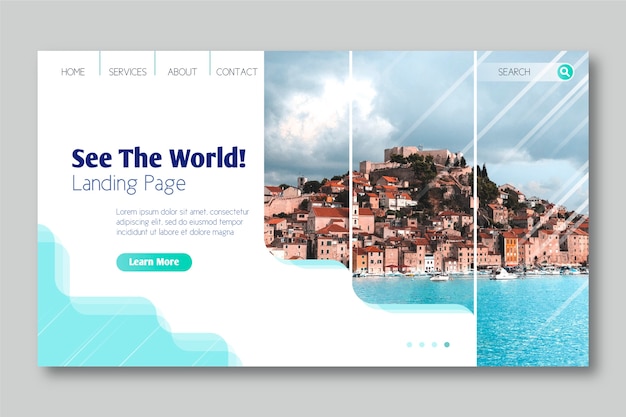 See the world landing page