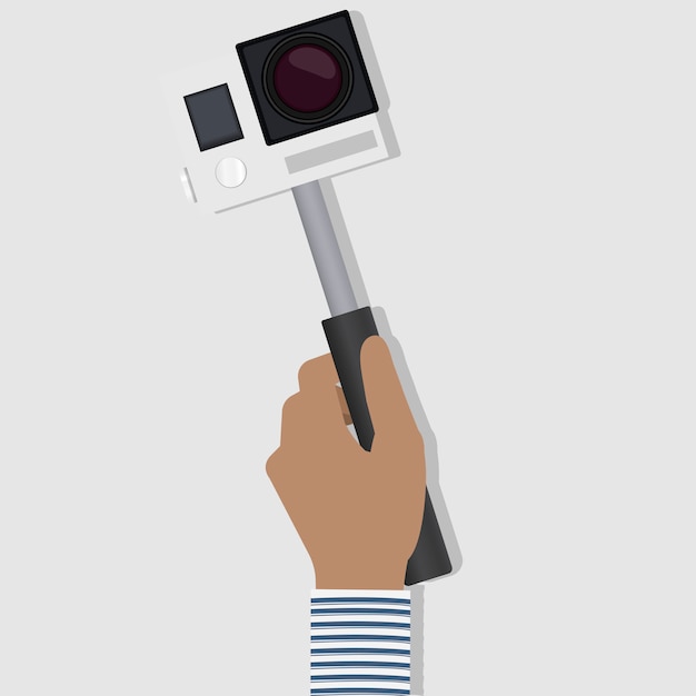 Free Vector selfie stick