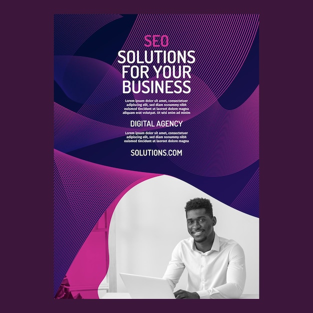 Seo flyer template