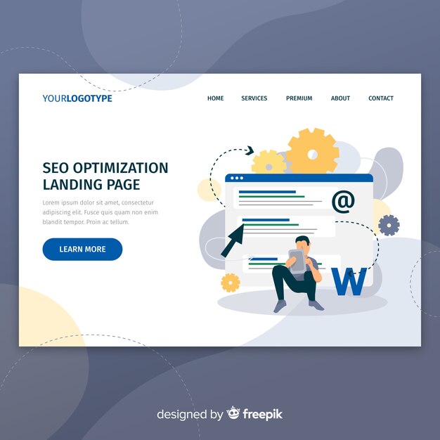 Seo optimization landing page