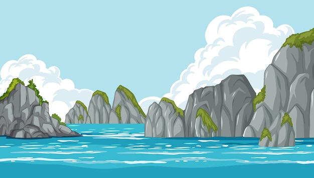 Serene Coastal Cliff Landscape