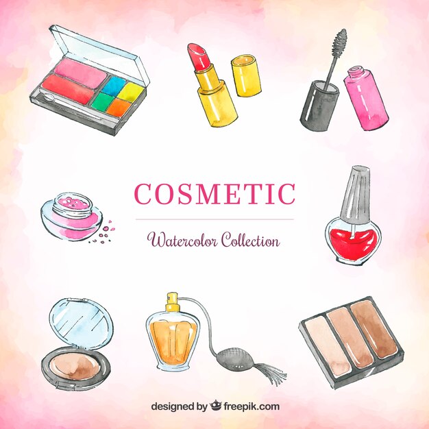 Set of beauty accessories