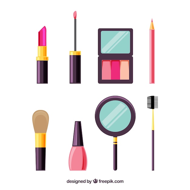 Set of beauty accessories