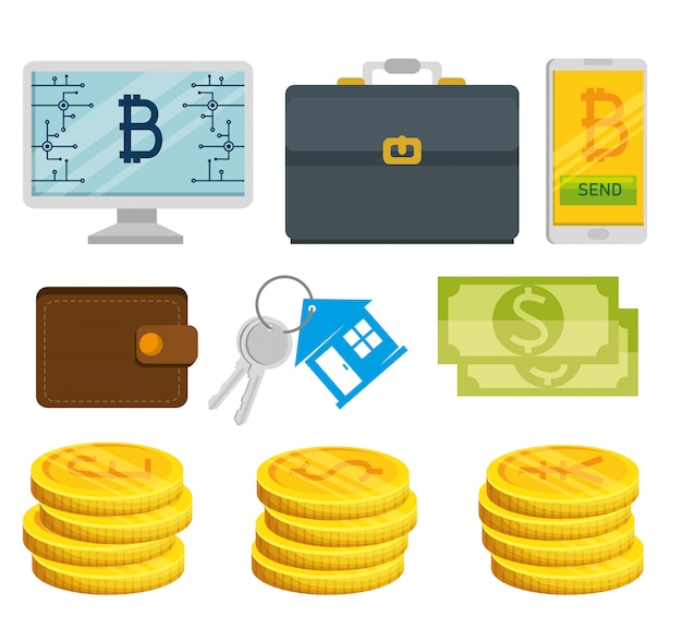 Set of financial elements