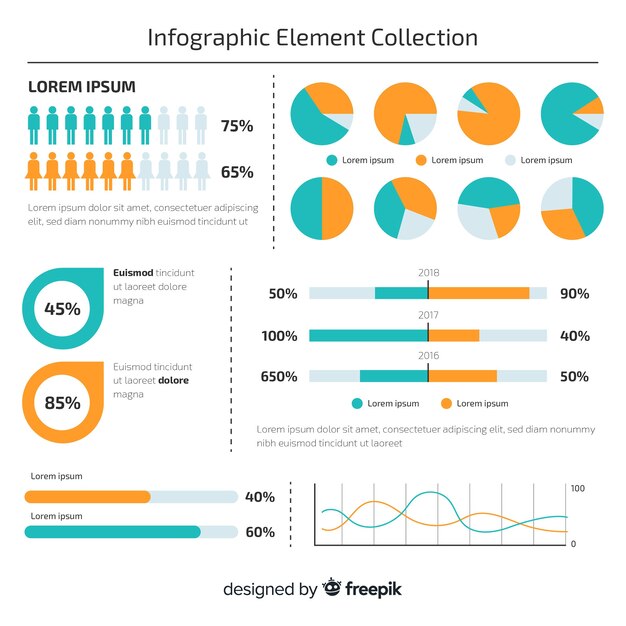 Set of infographic elements