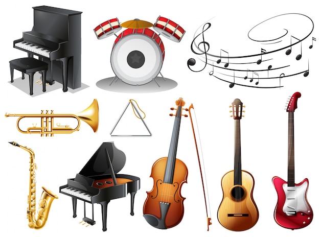 Set of musical instruments