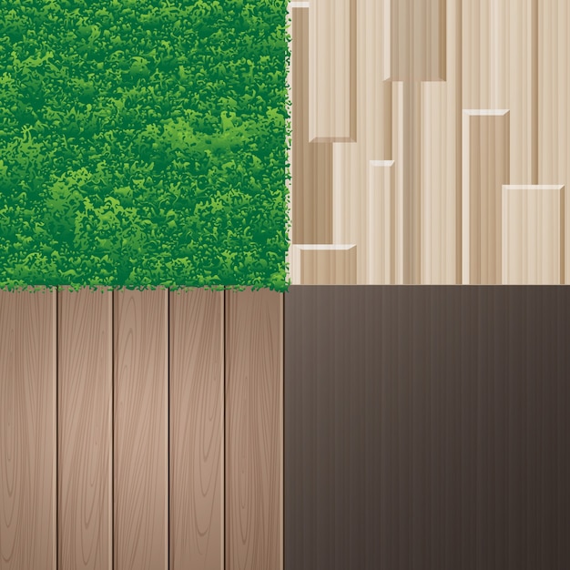 Free Vector set of natural textures for interior in eco minimalist style