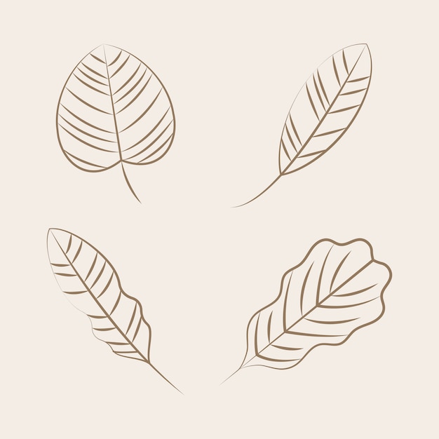 Free vector set of nature ornament icons