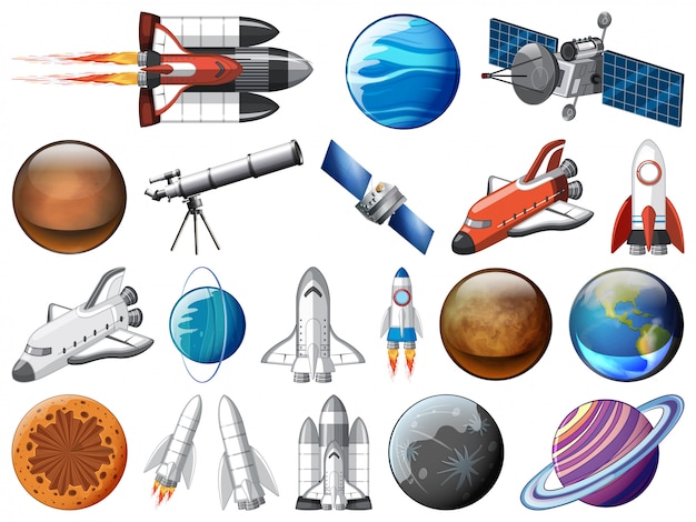 Set of space objects