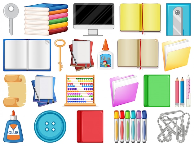 Free vector set of stationary object