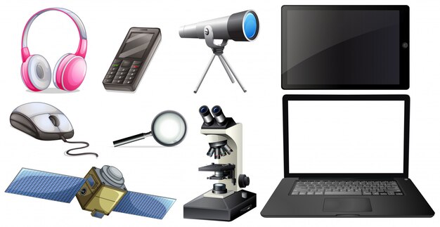 A set of technology equipments