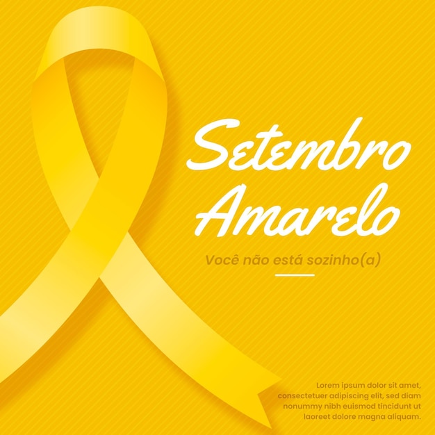 Setembro amarelo concept