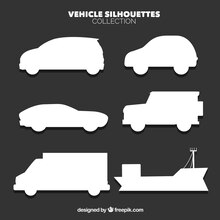 Car silhouettes