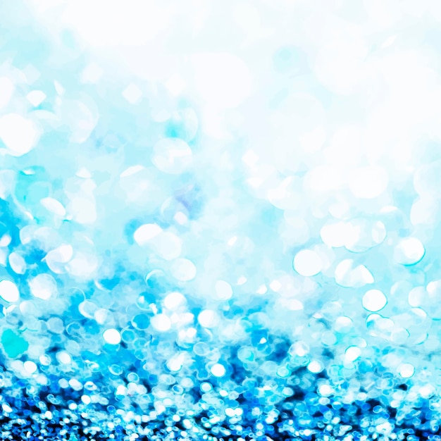 Free Vector shiny blue glitter textured social ads