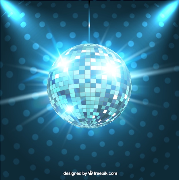 Shiny disco ball