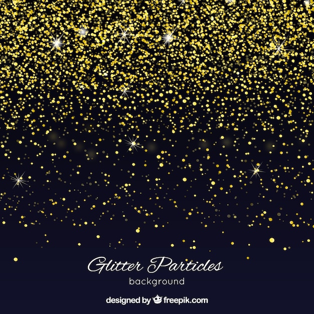 Shiny glitter particles background