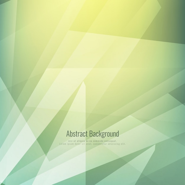 Shiny green polygonal background