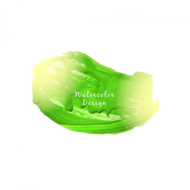 Free Vector shiny green watercolor texture