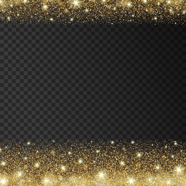 Shiny light background with golden sparkles