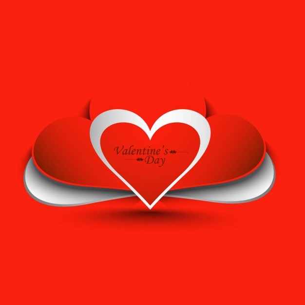 Shiny red color modern love background