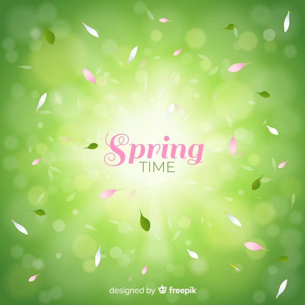 Shiny spring background