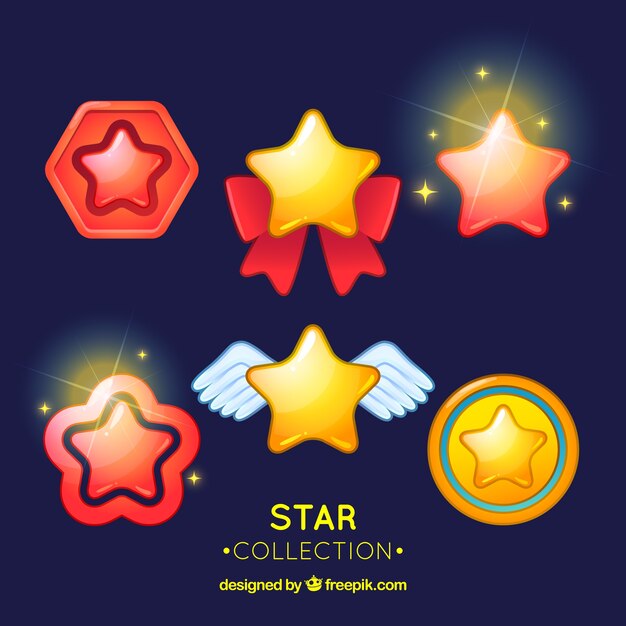 Shiny star collection