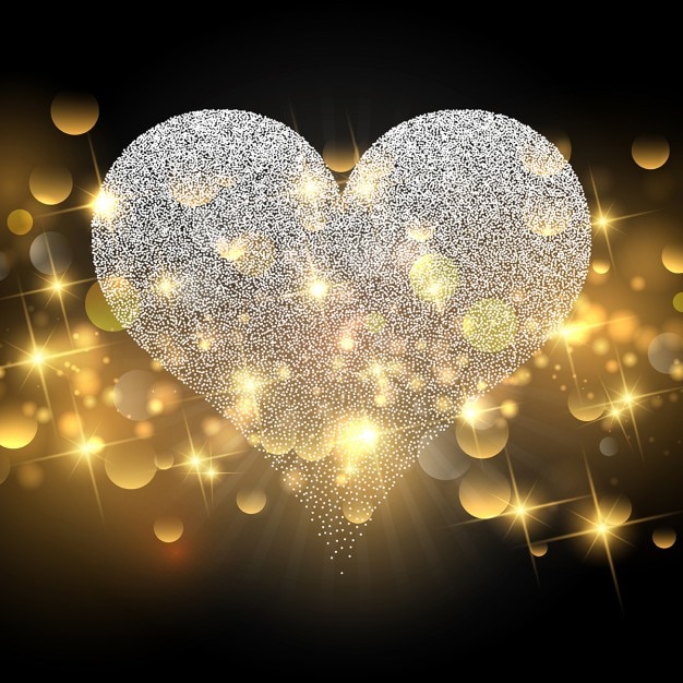 Free Vector shiny valentines day background