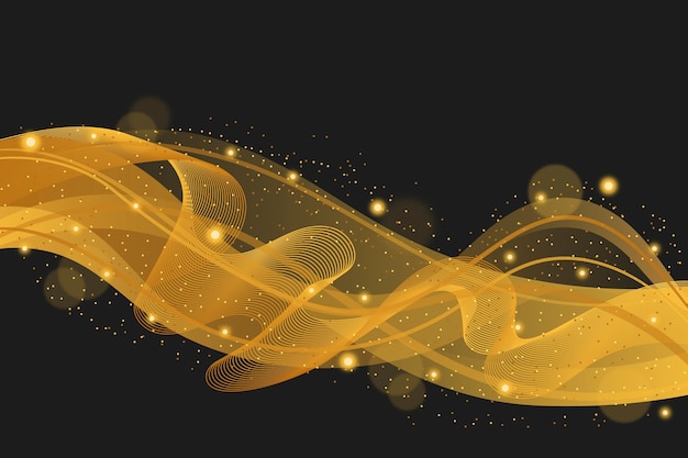 Free Vector shiny wave background concept