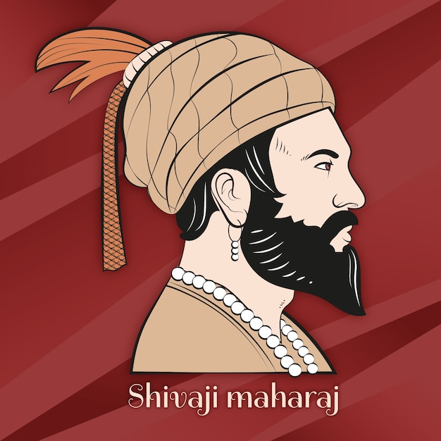 Shivaji maharaj illustration