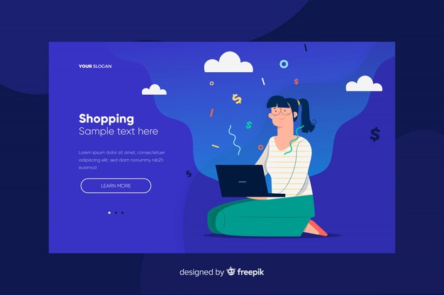 Shopping Landing Page