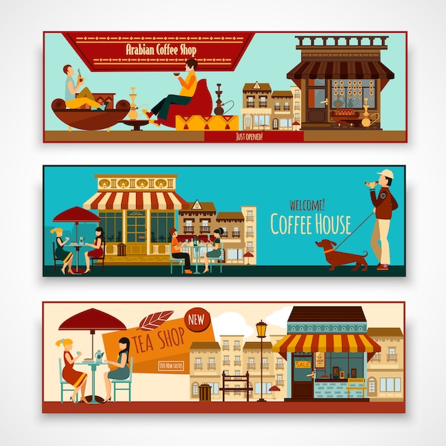 Shops Banner Set