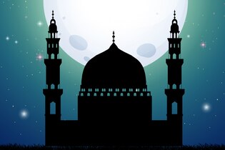 Mosque silhouettes