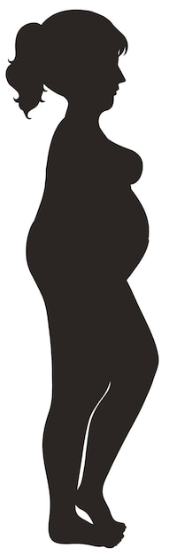 Free vector silhouette woman with diabetes