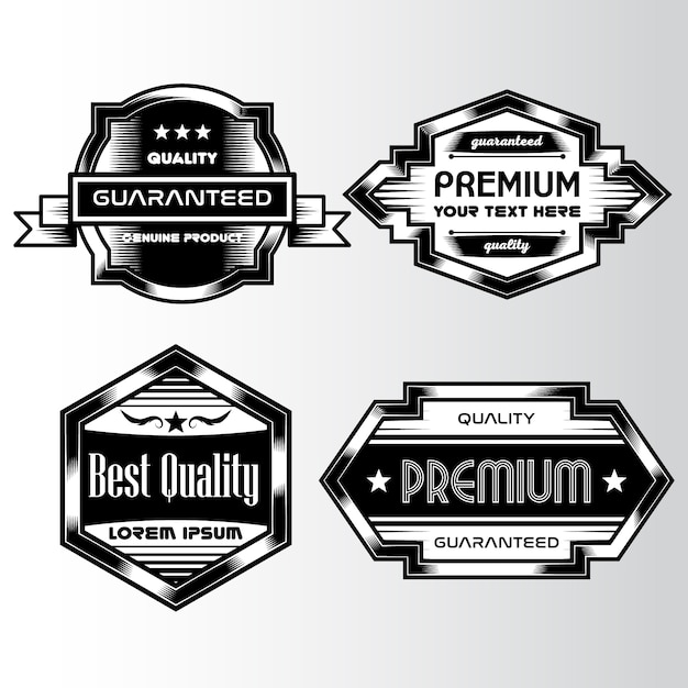 Free Vector silver logo design