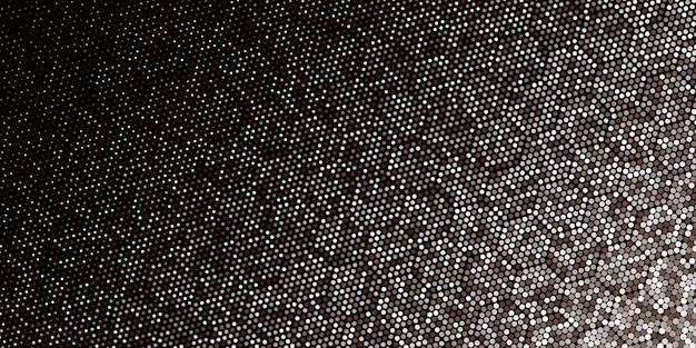 silver mosaic halftone background