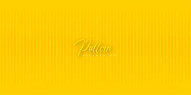 Free vector simple bright yellow vertical seamless strips pattern multipurpose abstract background banner