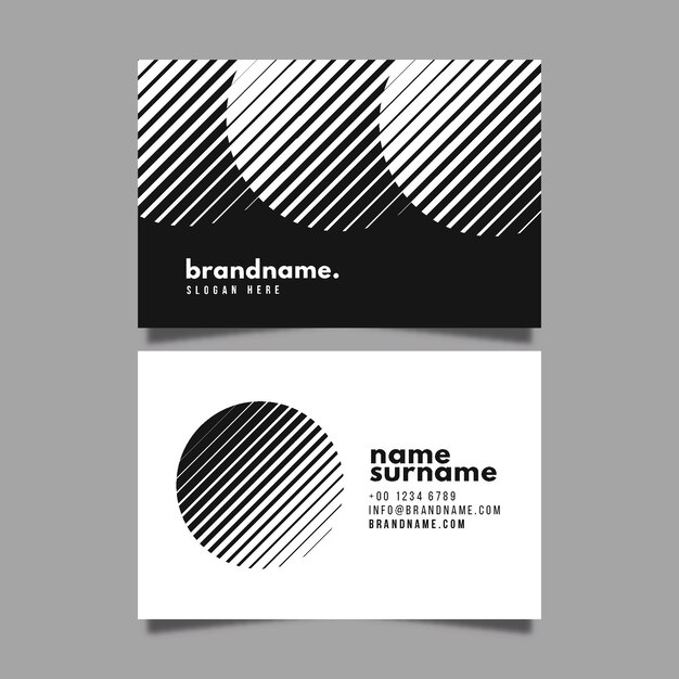 Simple business card template