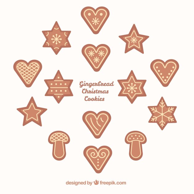 Simple christmas cookies pack