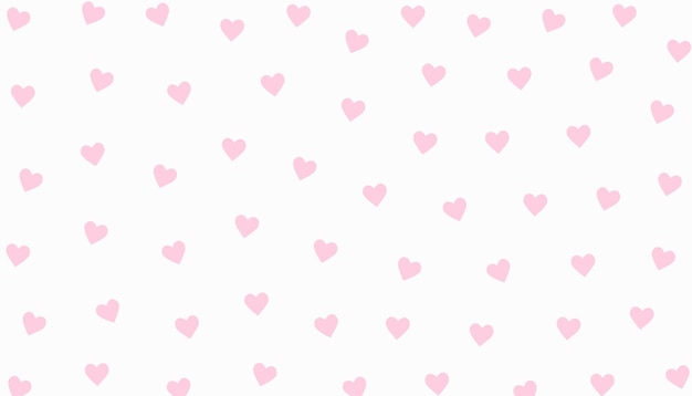 Free vector simple and cute heart pattern wallpaper for copules anniversary