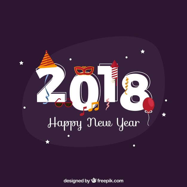 Simple purple background for new year