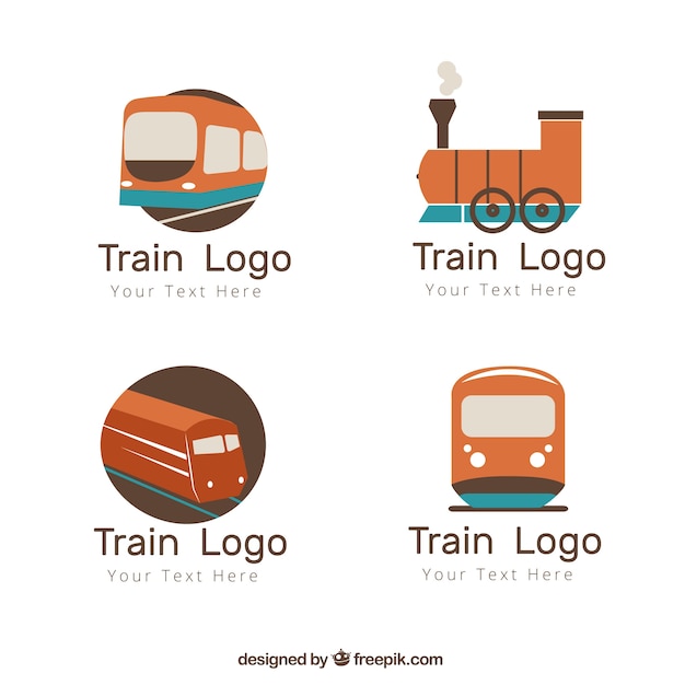 Simple train logo