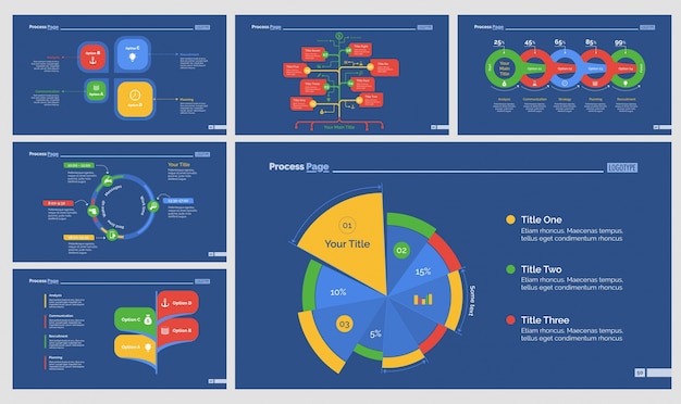 Six Strategy Presentation Templates Set