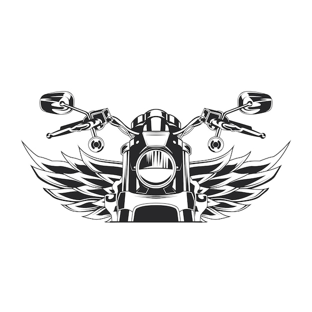 Free vector sketch moto illustration