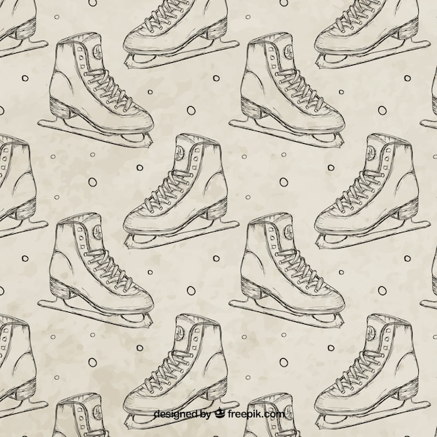 Sketches skates pattern