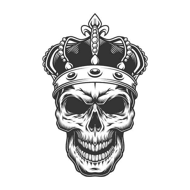 Skull in the crown