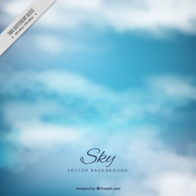 Free vector sky blurred background