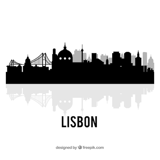 Skyline of lisbon