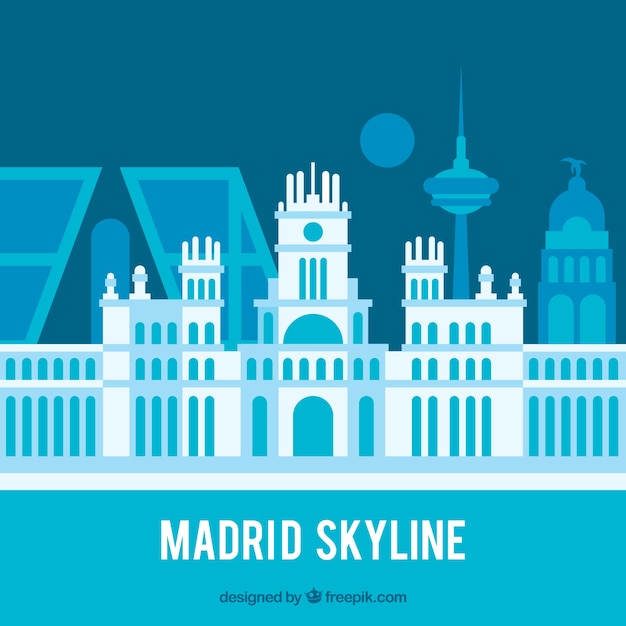 Skyline of madrid