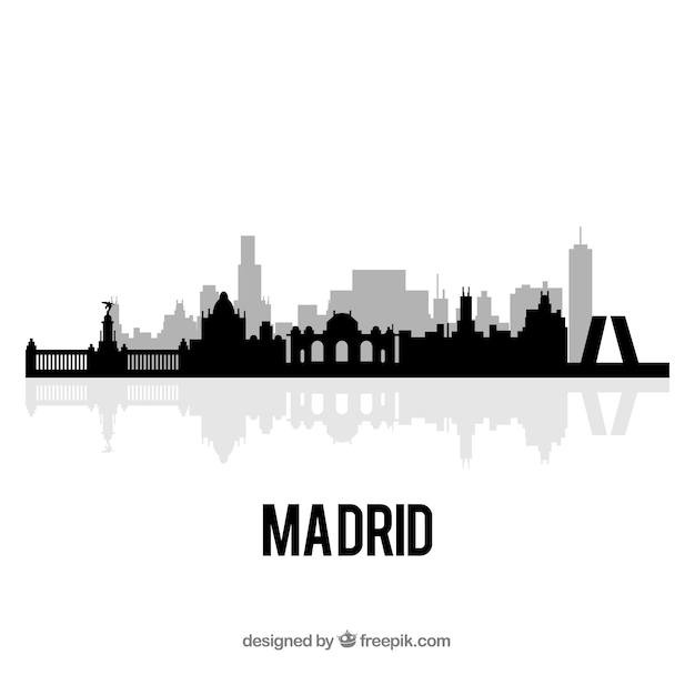 Skyline of madrid