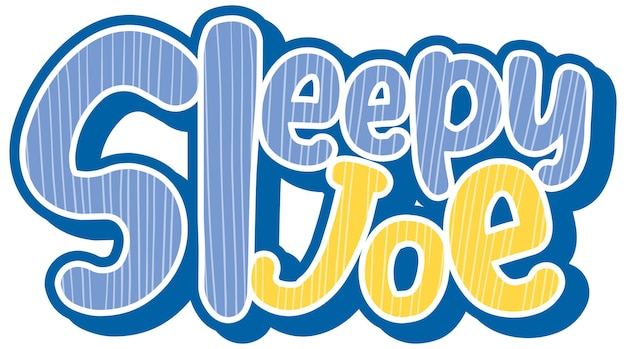 Sleepy Joe logo text design